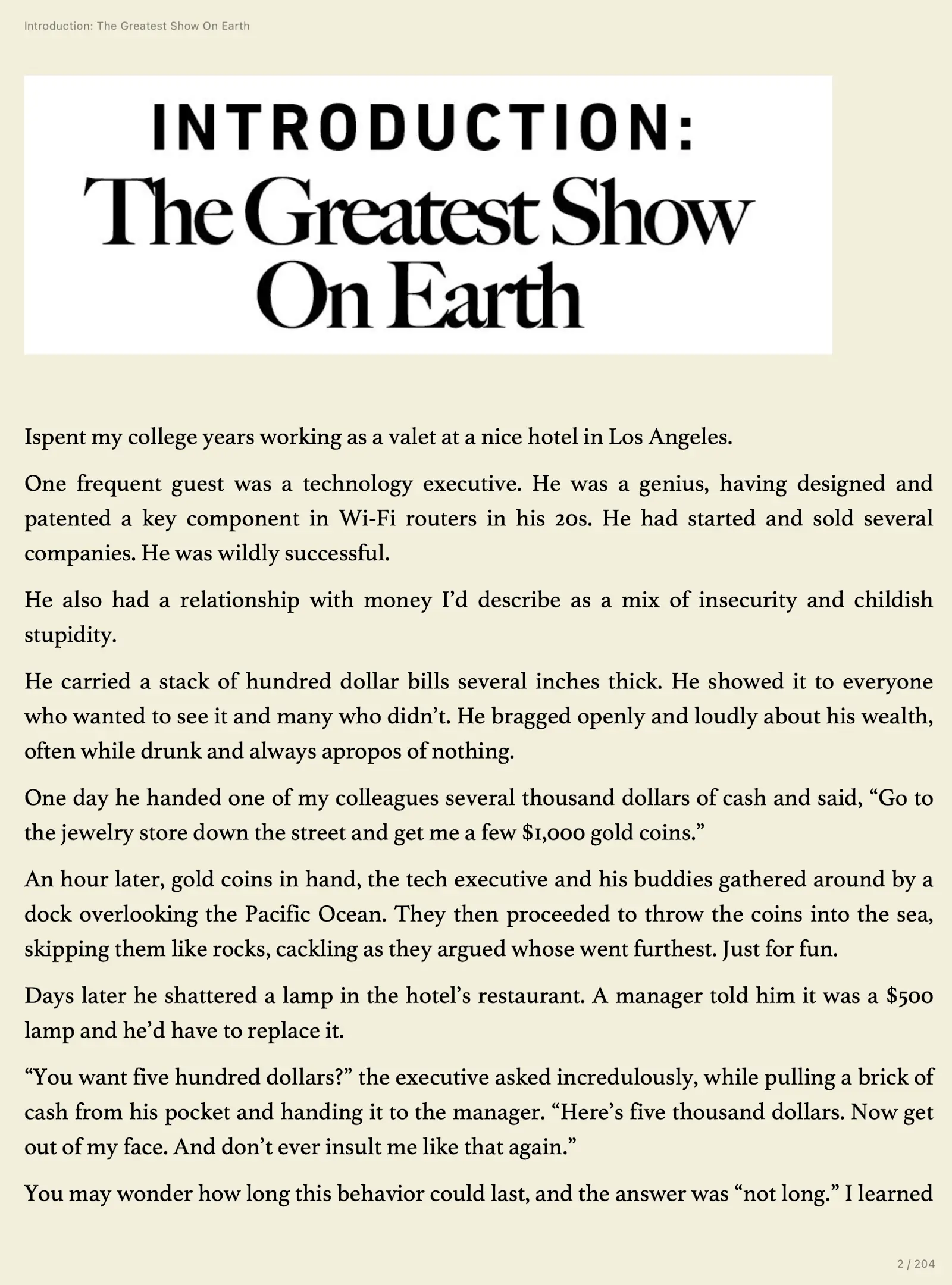 Original JSON document before translation